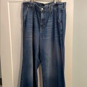 ANA High Rise Wide Leg Jean Size 18 Fly Front 4 Pocket 
No Stains or Flaws